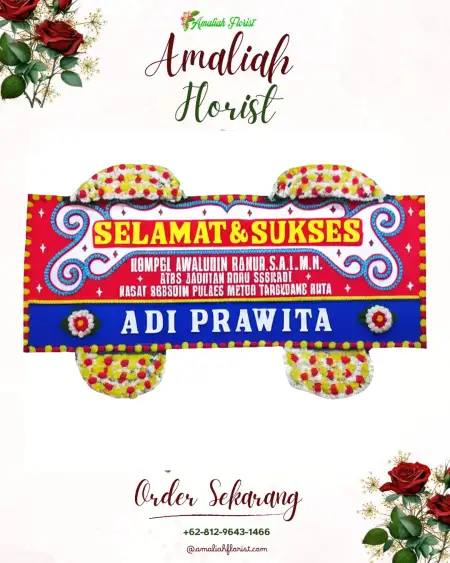 Papan Bunga Ucapan Selamat Hatta